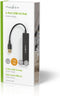 Nedis UHUBU3410BK - USB-hub 4-poorts USB 3.2 (Gen1 5Gb/s) - Zwart
