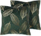 FREESIA - Sierkussen set van 2 - Groen - 45 x 45 cm - Fluweel