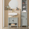 SoBuy BZR69-HG - Wastafelonderkast - 2 Deuren - Lichtgrijs