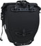 vidaXL - Fietstas - voor - Achterdrager - 25 - L - Zwart - 32,5x17x57 - cm
