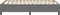 vidaXL - Ligbed - Lichtgrijs - Kleine - Dubbele - Corduroy - Stof