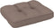 vidaXL - Palletkussen - 50x40x12 - cm - stof - taupe