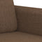 vidaXL - Driezitsbank - 180 - cm - stof - bruin
