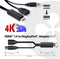 Club3D CAC-2330 - HDMI-naar-DisplayPort Adapter - UHD 4096x2160 bij 30 Hz - Zwart