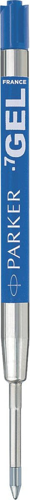 Parker Quink Gel vulling voor balpen medium, blauw, blister met 2 stuks