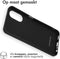 iMoshion Hoesje Geschikt voor Oppo A17 Hoesje Siliconen - iMoshion Color Backcover - Zwart