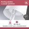 Paulmann Gilo - Acculamp IP44 dimbaar 2700K - Wit mat