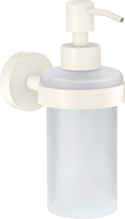 tesa MOON WHITE 40575-00000-00 Zeepdispenser 200 ml Wit (mat), Glas gesatineerd