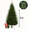 FURNILUX Nordmann Kerstboom - 450 - 500 cm - Naaldvast - Diepgroen