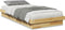 vidaXL - Bedframe - zonder - matras - 100x200 - cm - massief - hout - eiken
