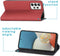 iMoshion Hoesje Geschikt voor Samsung Galaxy A53 Hoesje Met Pasjeshouder - iMoshion Slim Folio Bookcase - Rood