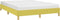 vidaXL - Bedframe - zonder - matras - 160x200 - cm - stof - groen