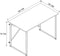 Bureau Alexandra House Living Zwart Ek Metaal Hout MDP 120 x 75 x 60 cm industrial