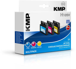 KMP H105V - Inktcartridges - Cyaan Magenta Geel (3 stuks)