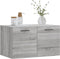 vidaXL - Wandkast - 60x36,5x35 - cm - bewerkt - hout - grijs - sonoma - eikenkleurig