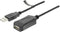 Nedis - Actieve USB-Kabel - USB 2.0 - 10 m - 480 Mbps - Zwart