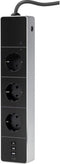 Eve - Energy Strip - Smart stekkerdoos met 3 stopcontacten - Zwart