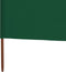 vidaXL - Windscherm - 3-panelen - 400x160 - cm - stof - groen