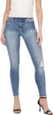 ONLY ONLBLUSH MID SK ANK RAW REA333NOOS - Dames Jeans - Maat L/30 - Denim met stretch