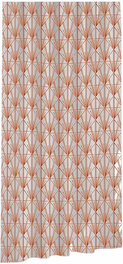 Douchegordijn Art Nouveau Wit Brons Plastic (180 x 180 cm)