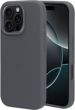 Mobiparts iPhone 16 Pro - Silicone Cover - Soft-touch - Urban Grey