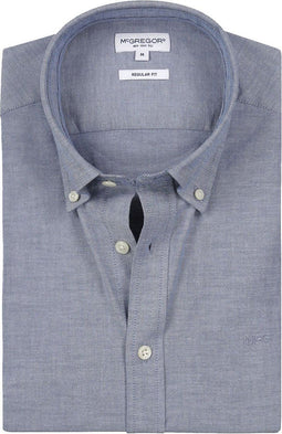 McGregor Overhemd Oxford - Regular Fit - Blauw - Maat XXL