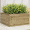 vidaXL - Plantenbak - 90x90x46 - cm - geïmpregneerd - grenenhout