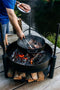 CookKing Multi-functionele Vuurschaal Montana X met Grillrooster 60 cm - Hoge Kwaliteit Staal - Handgemaakt in Europa