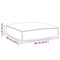 Palletkussen voor zitting Grijs 60 x 60 x 12 cm Oxford stof