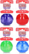 Kong Squeezz Ball XL - Piepend Speelgoed - 9 cm - Rood/Blauw/Groen