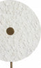 Light & Living Deco Beeld Yvo - Steen/Metaal - Wit/Goud - 25x35x10 cm (BxHxD)