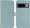 Selencia Google Pixel 8 Pro - Echt Lederen Bookcase - 3 Pashouders - Air Blue