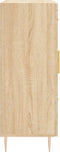 vidaXL - Dressoir - 69,5x34x90 - cm - bewerkt - hout - sonoma - eikenkleurig