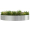 vidaXL - Tuinplanten - 5 - stuks - 120x120x20 - cm - RVS