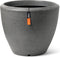 Capi Europe - Bloempot bol Arc Granite - 48x35 - Antraciet - Bloempot Voor binnen en buiten - Beschikbaar in XL formaten - Breukbestendig - 100% Recyclebaar - Levenslang garantie - NATS8032