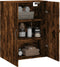 vidaXL - Wandkast - 69,5x34x90 - cm - bewerkt - hout - gerookt - eikenkleurig