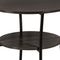 ERRO Bijzettafel Rond - Ø55 x H55cm - Industrieel - Zwart