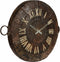 Wandklok vintage iron 89x67 cm