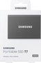 Samsung Portable T7 - Externe SSD - 500 GB - USB C 3.2 - Grijs