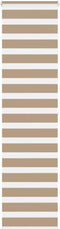 vidaXL - Zebra - Blind - 55x200 - cm - stofbreedte - 50,9 - cm - polyester - zandbruin