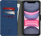 imoshion Hoesje Geschikt voor iPhone 11 Hoesje Met Pasjeshouder - imoshion Uitneembare 2-in-1 Luxe Bookcase - Donkerblauw