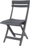 Grosfillex bistrostoel vouwbaar kunsthars antraciet