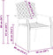 vidaXL - Tuinstoelen - 4 - stuks - Stapelbaar - Antraciet - Staal