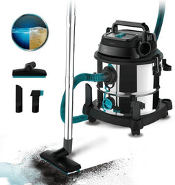 Cecotec Conga Rockstar Wet & Dry - Stofzuiger 1400 W - RVS