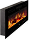 tectake® Luci - Wandhaard - Elektrische Haard 900W 1800W - 3D Vlammen - Afstandsbediening App - Thermostaat - Timer