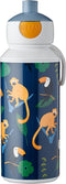 Mepal pop-up drinkfles Campus - 400 ml – Sluit goed af – Drinkbeker voor kinderen – Jungle