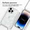 iMoshion Hoesje Geschikt voor iPhone 14 Pro Hoesje Met Koord - iMoshion Design Hoesje met Koord - Transparant / Butterfly