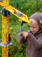 Dickie Toys - Giant Constructie Kraan 120 cm - Afstandsbediening 350° draaiend - Geel zwart