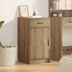vidaXL - Dressoir - Artisan - Eiken - 40x41x75 - cm - Gelaagd - Hout