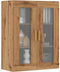 vidaXL - Hangkast - 69,5x34x90 - cm - artisanaal - eikenkleurig